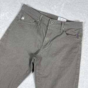 Adriano Goldschmied Pants Mens 30X28 Gray Everett Slim Straight Chino